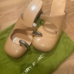 Tory Burch Pierced Wedge mule